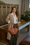 Lucky Bees Bolsa Tote Color Tan